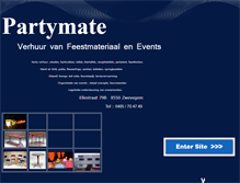 Tablet Screenshot of partymate.be